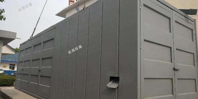 盐城市东台市垃圾转运站渗滤液处理设备即将投入使用