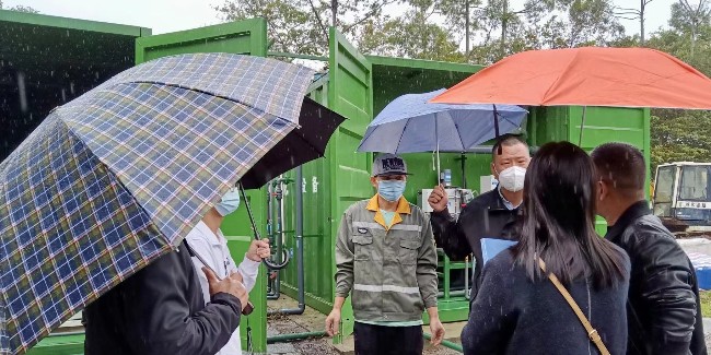广东东涌镇第一生活垃圾压缩站垃圾渗滤液处理设备验收啦